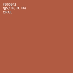 #B05B42 - Crail Color Image