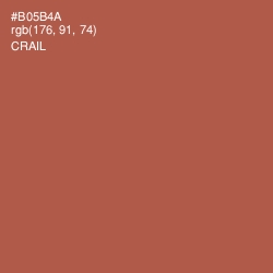 #B05B4A - Crail Color Image