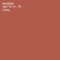 #B05B4B - Crail Color Image