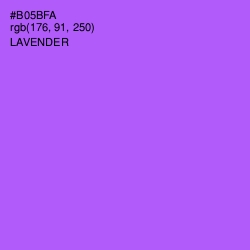 #B05BFA - Lavender Color Image