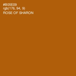 #B05E09 - Rose of Sharon Color Image