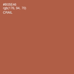 #B05E46 - Crail Color Image