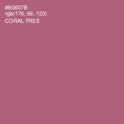 #B0607B - Coral Tree Color Image