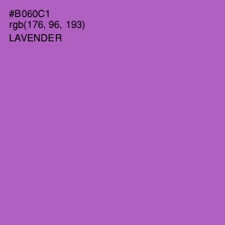 #B060C1 - Lavender Color Image