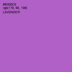 #B060C6 - Lavender Color Image