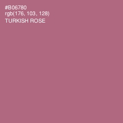 #B06780 - Turkish Rose Color Image