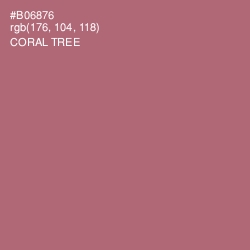 #B06876 - Coral Tree Color Image