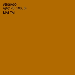 #B06A00 - Mai Tai Color Image