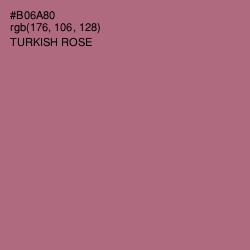 #B06A80 - Turkish Rose Color Image