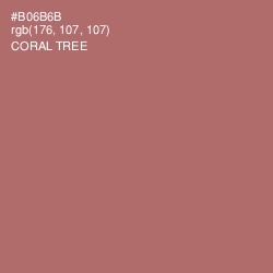 #B06B6B - Coral Tree Color Image
