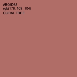 #B06D68 - Coral Tree Color Image