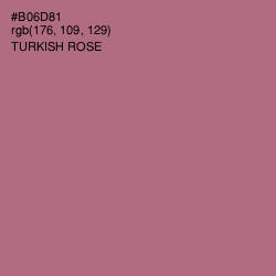 #B06D81 - Turkish Rose Color Image