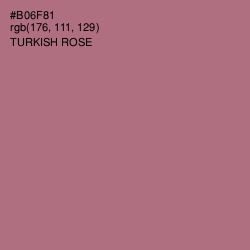 #B06F81 - Turkish Rose Color Image