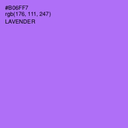 #B06FF7 - Lavender Color Image