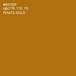 #B0700F - Pirate Gold Color Image