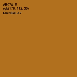 #B0701E - Mandalay Color Image