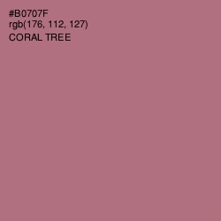 #B0707F - Coral Tree Color Image