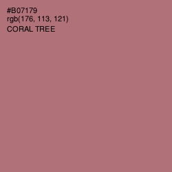 #B07179 - Coral Tree Color Image