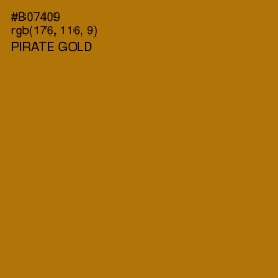 #B07409 - Pirate Gold Color Image