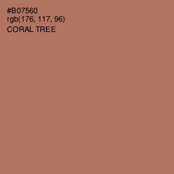 #B07560 - Coral Tree Color Image