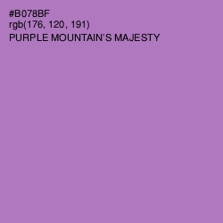 #B078BF - Purple Mountain's Majesty Color Image