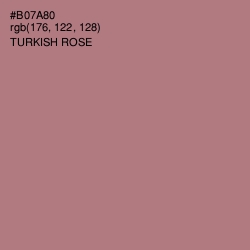 #B07A80 - Turkish Rose Color Image