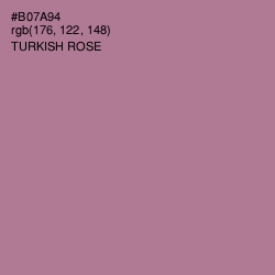 #B07A94 - Turkish Rose Color Image