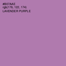 #B07AAE - Lavender Purple Color Image