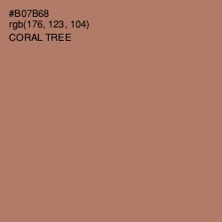 #B07B68 - Coral Tree Color Image