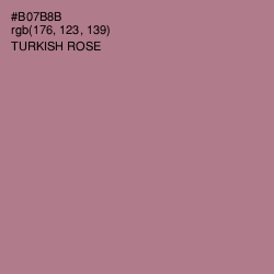 #B07B8B - Turkish Rose Color Image