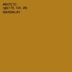 #B07C1C - Mandalay Color Image