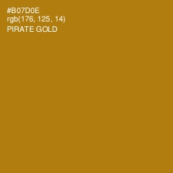 #B07D0E - Pirate Gold Color Image