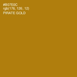 #B07E0C - Pirate Gold Color Image