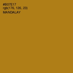 #B07E17 - Mandalay Color Image