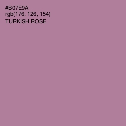 #B07E9A - Turkish Rose Color Image