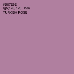 #B07E9E - Turkish Rose Color Image