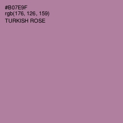 #B07E9F - Turkish Rose Color Image