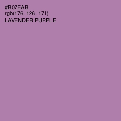 #B07EAB - Lavender Purple Color Image