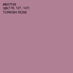 #B07F93 - Turkish Rose Color Image