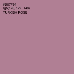 #B07F94 - Turkish Rose Color Image