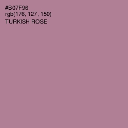 #B07F96 - Turkish Rose Color Image