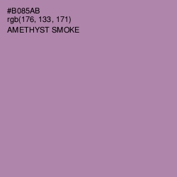 #B085AB - Amethyst Smoke Color Image