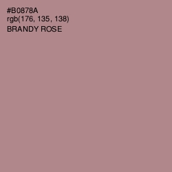 #B0878A - Brandy Rose Color Image