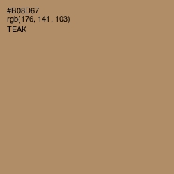 #B08D67 - Teak Color Image