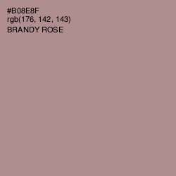 #B08E8F - Brandy Rose Color Image