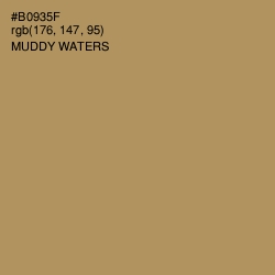 #B0935F - Muddy Waters Color Image