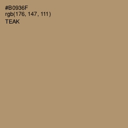 #B0936F - Teak Color Image