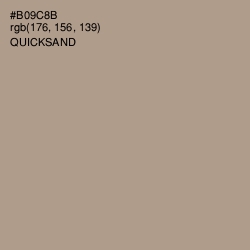 #B09C8B - Quicksand Color Image