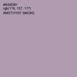 #B09DB1 - Amethyst Smoke Color Image