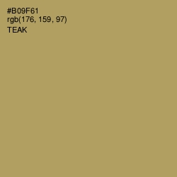 #B09F61 - Teak Color Image